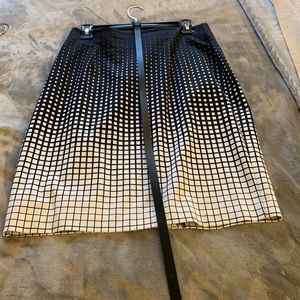 Black and white skirt
